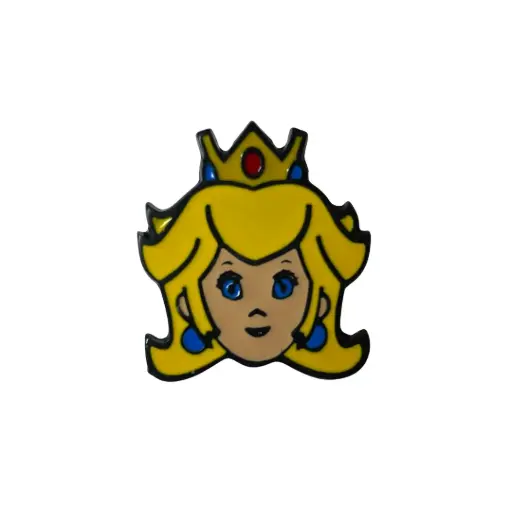 [2018011] Pin Metalico Princesa Peach - Mario Bros