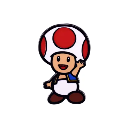 [2018012] Pin Metalico Toad - Mario Bros